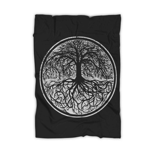 Yggdrasil Tree Logo Ii Arse Celtic Blanket