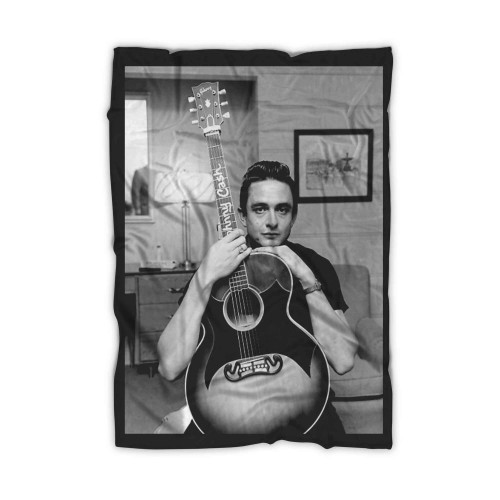 Young Guitar Bnw Blanket