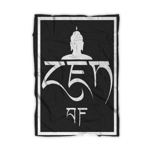 Zen Af Funny Spiritual Buddha 2 Blanket