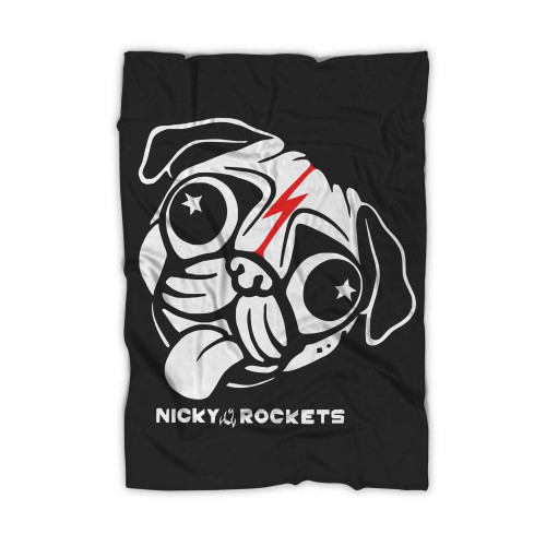 Ziggy Pugdust Nicky Rockets Blanket