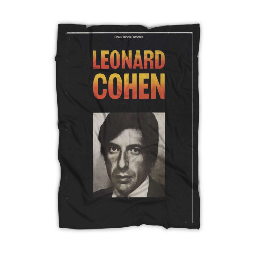 1974 Leonard Cohen Tour Program Doubles Down On Cover Art Poster Blanket