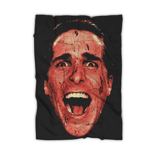 American Psycho Christian Bale Patrick Bateman Blanket