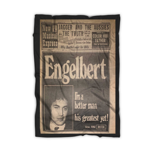 Article About Marc Bolan (T Rex) From New Musical Express Blanket