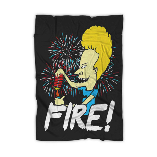 Beavis Fire 4Th Of July Blanket