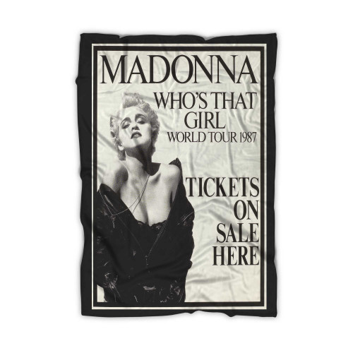 Bonhams Madonna A Concert Poster Blanket