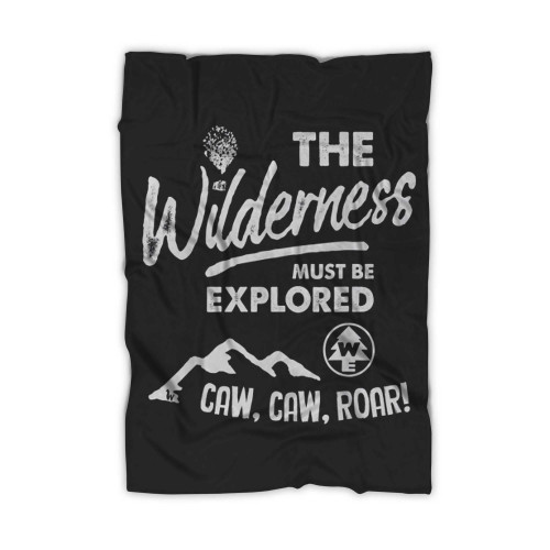 Camping Wilderness Explorer Funny Chant Blanket