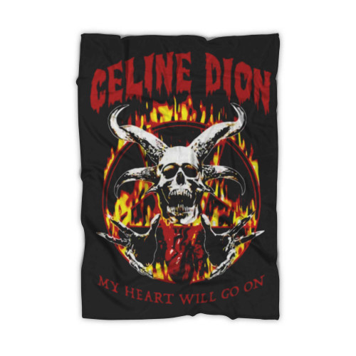 Celine Dion Vintage Metal Blanket