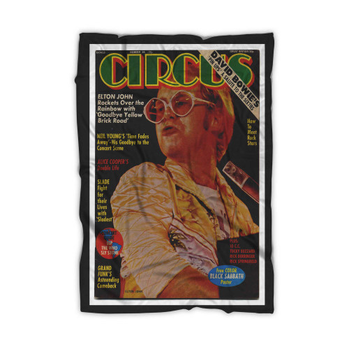 Circus Magazine No 36 With Giant Black Sabbath Poster Blanket