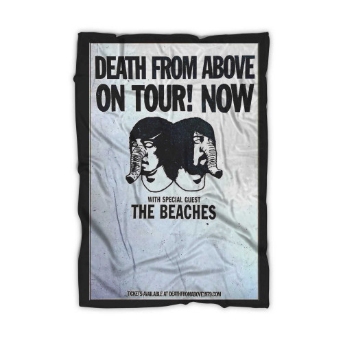 Death From Above 1979 Outrage Is Now Ltd Ed New Rare Tour Poster Blanket