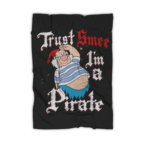 Disney Peter Pan Trust Smee I'M A Pirate Salute Blanket