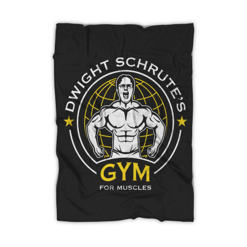 Dwight Schrute'S Gym For Muscles Blanket