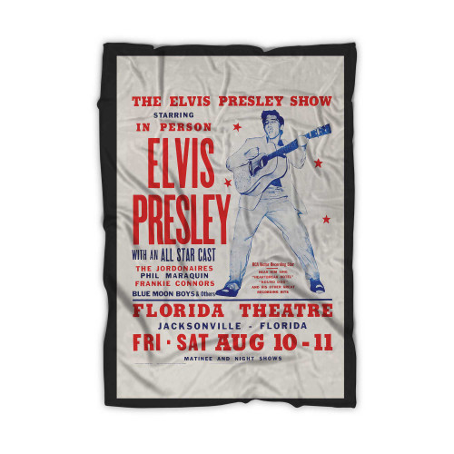 Elvis At Florida Theatre Concert 1957 Blanket