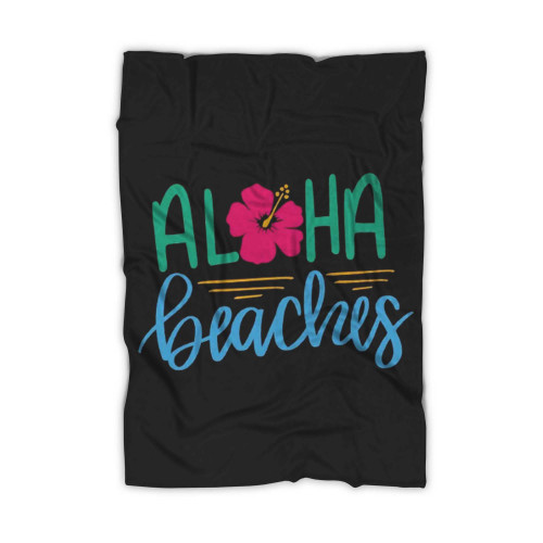 Floral Holiday Beach Blanket