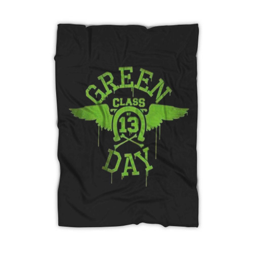 Green Day Neon Blanket