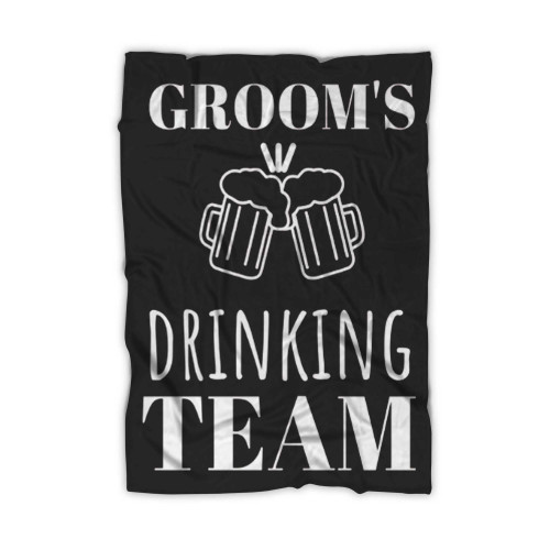 Groom'S Drinking Team Blanket