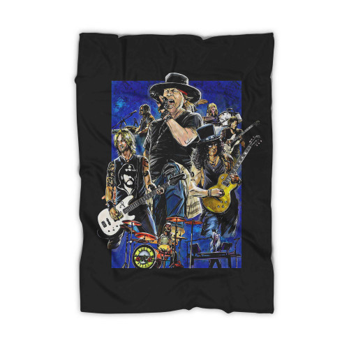 Guns N Roses Concert Axl Rose Blanket