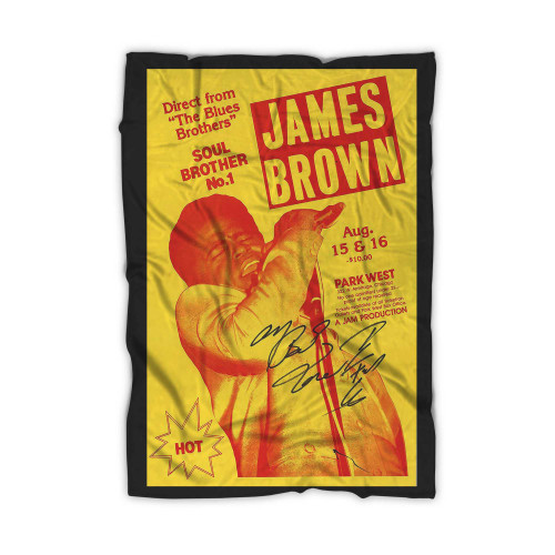 James Brown 1980 Chicago Blanket James Brown 1980 Chicago Blanket