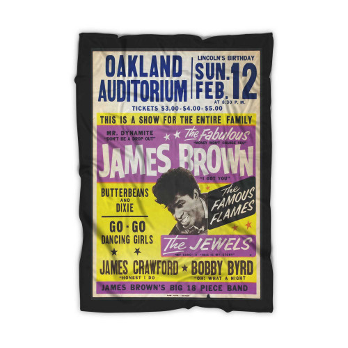 James Brown Reproduction Concert Blanket