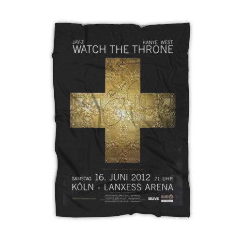 Jayz Signed 2012 German Concert Blanket Jayz Signed 2012 German Concert Blanket