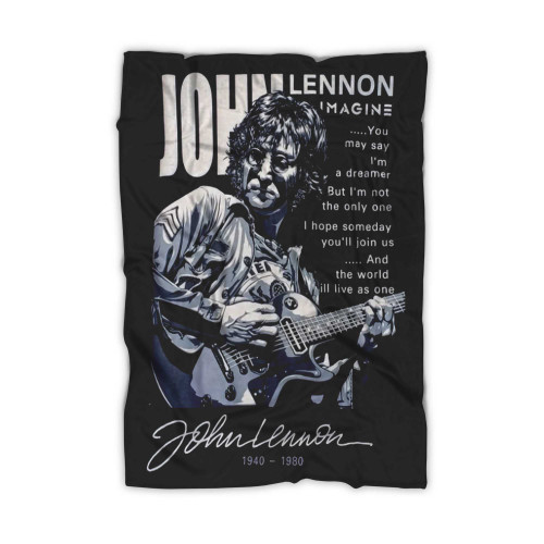 John Lennon The Beatles Blanket