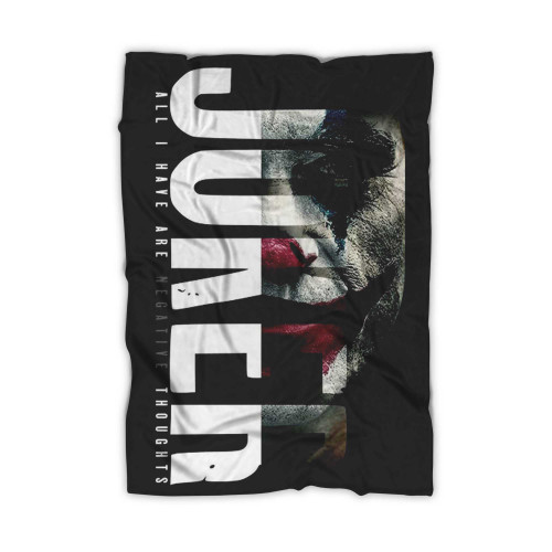 Joker Joaquin Phoenix Graphic Blanket
