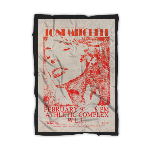 Joni Mitchell Court And Spark Poster Blanket