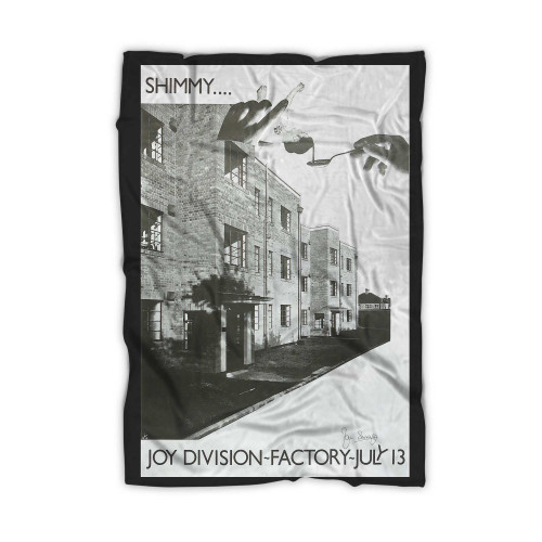 Joy Division 1979 Factory Manchester Concert Blanket