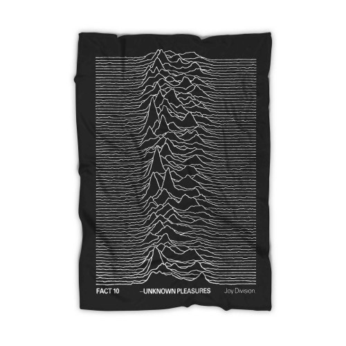 Joy Division Extremely Rare 'Unknown Pleasures' Uk Promotional Blanket
