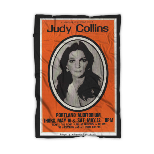 Judy Collins 1973 Portland Auditorium Concert Blanket