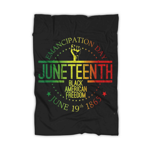 Juneteenth African American Freedom Black History June 19 Blanket