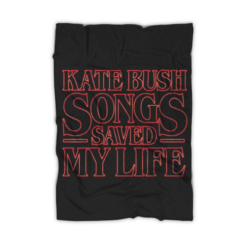 Kate Bush Songs Saved My Life Blanket