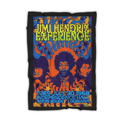 Keviewly Jimi Hendrix Concert Tin Signs Metal Blanket