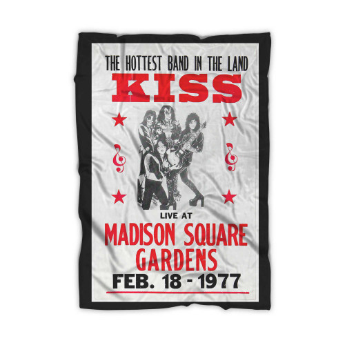 Kiss 1977 Madison Square Garden Reproduction Cardboard Concert Blanket