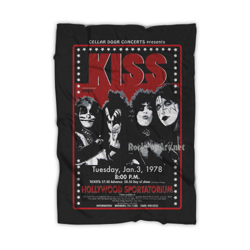 Kiss Alive Ii '78 & Destroyer '76 Concert S Blanket