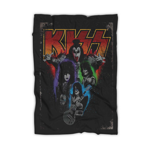 Kiss Rock Band Tin Sign Poster Blanket