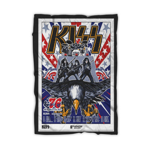 Kiss Spirit Of 76 Tour Blanket