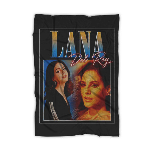Lana Del Rey Pop Singer Retro Blanket
