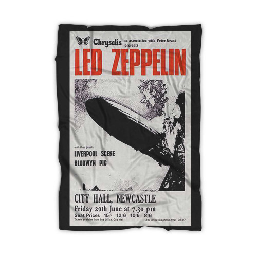 Led Zeppelin 1969 Newcastle Blanket