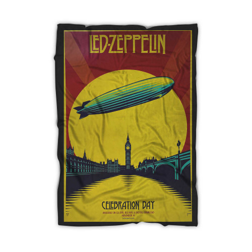 Led Zeppelin Celebration Day Poster Blanket