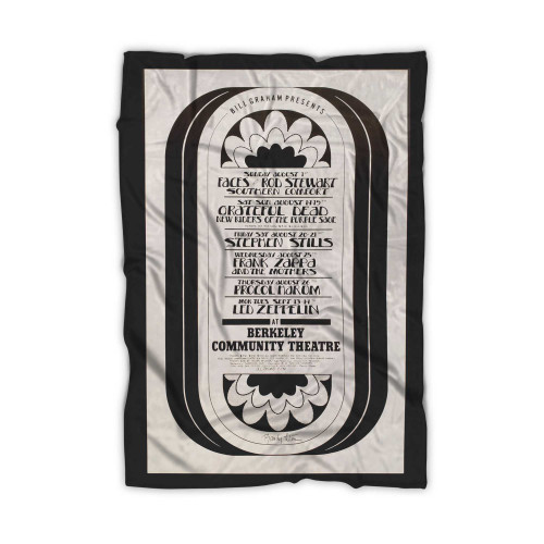 Led Zeppelin Grateful Dead Concert Blanket