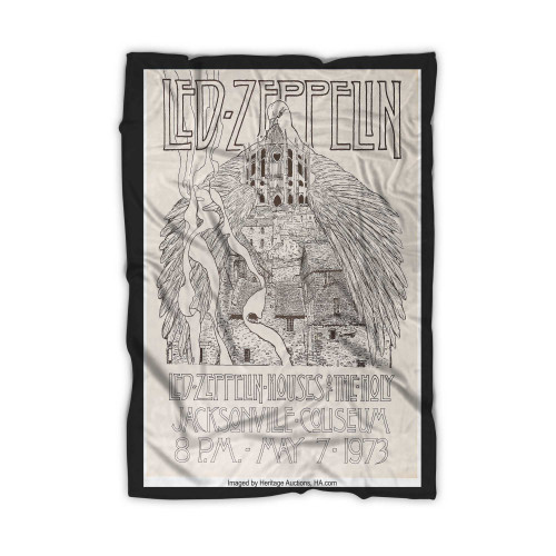 Led Zeppelin Jacksonville Coliseum Houses Of The Holy Concert Blanket