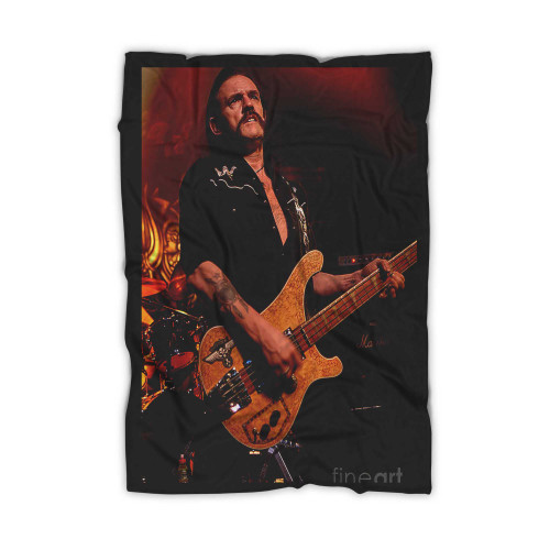 Lemmy Kilmister Motorhead 2005 Uk Live Concert Tour S22 Blanket