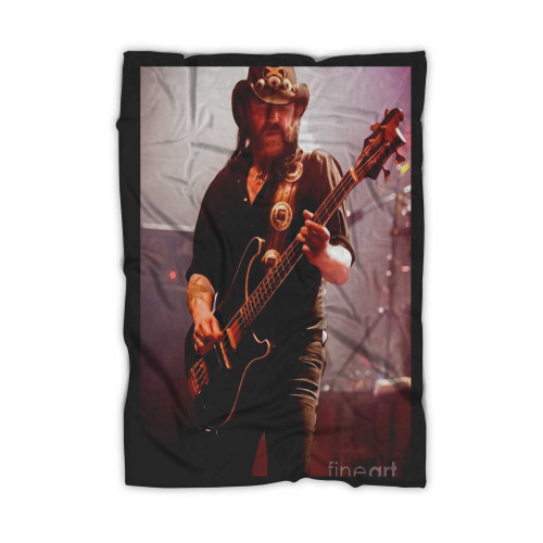 Lemmy Kilmister Motorhead 2009 Uk Live Concert Tour S10 Blanket