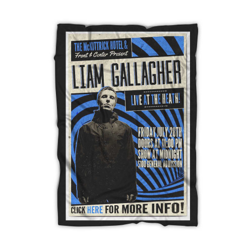 Liam Gallagher'S Secret Show Is At Mckittrick Hotel Blanket