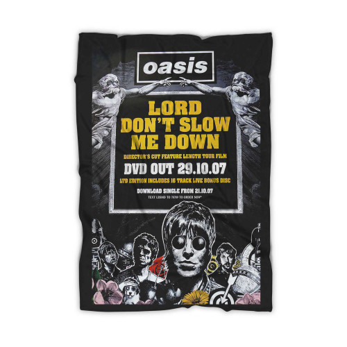 Lord Don'T Slow Me Down Poster Blanket