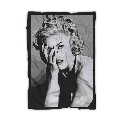 Madonna Retro Vintage Blanket