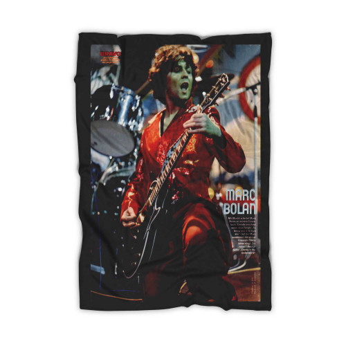 Marc Bolan 1977 Bravo Posters Blanket