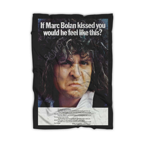 Marc Bolan Poster Blanket