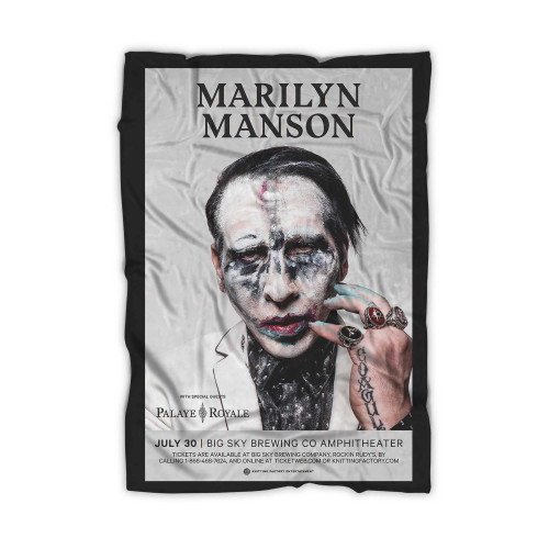 Marilyn Manson Announces Tour Date In Missoula Blanket