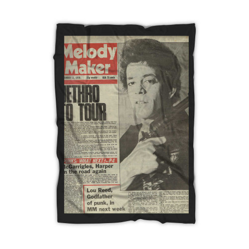 Melody Maker Uk Music Paper December 11Th 1976 Lou Reed Vintage And Modern Magazines Blanket